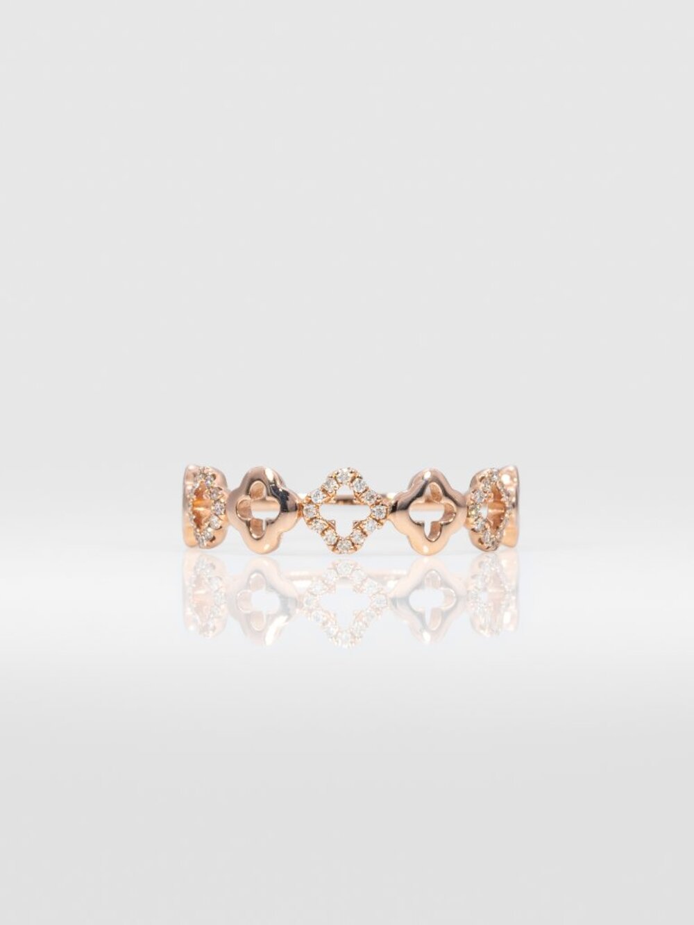 Natural Diamond Band in Solid 14K Gold | Earth-Mined Diamonds